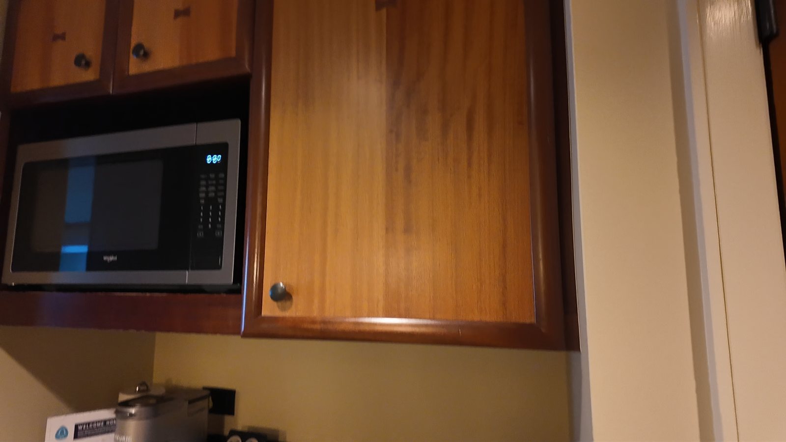 電子レンジも付いています